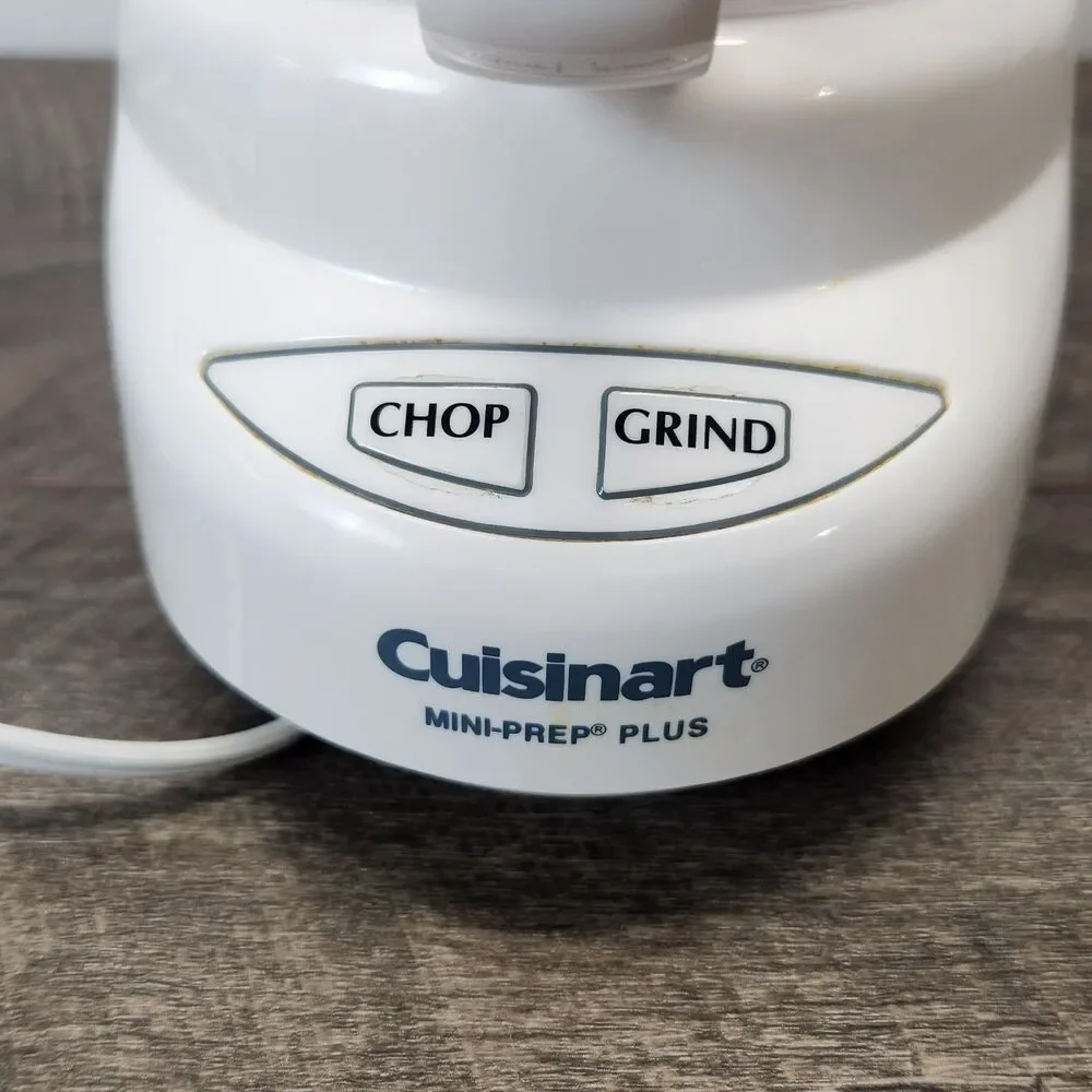 Cuisinart Mini-Prep Plus Food Processor 3 Cup White Tested Cleaned Model DLC2A